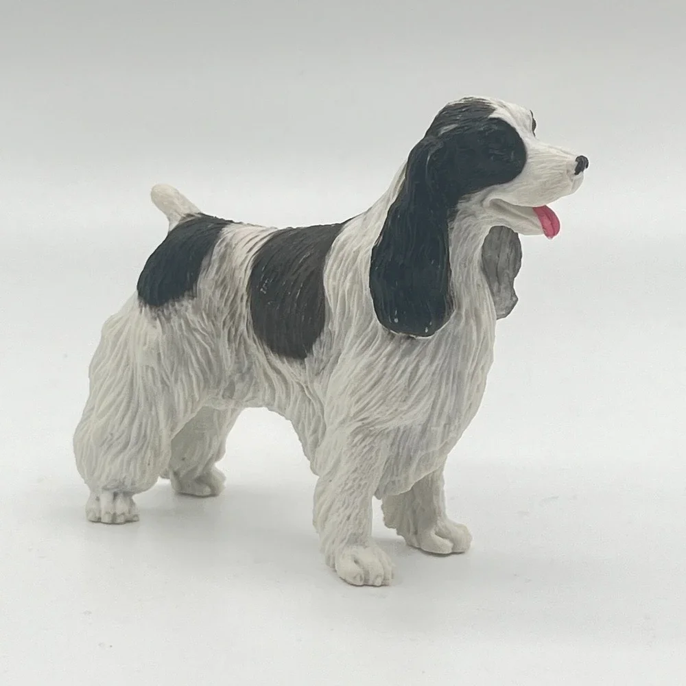 Vintage Springer Spaniel Hand‎ Painted Figurine Resin